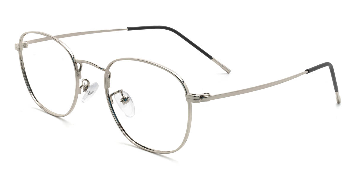 Silver Zailey Glasses - Oval Glasses