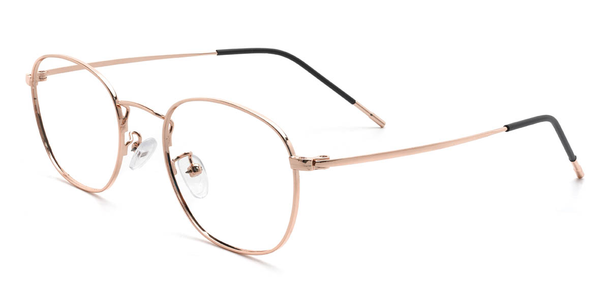 Rose Gold Zailey Glasses - Oval Glasses
