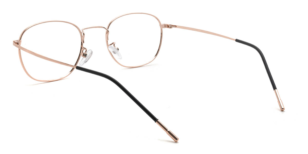 Rose Gold Zailey Glasses - Oval Glasses
