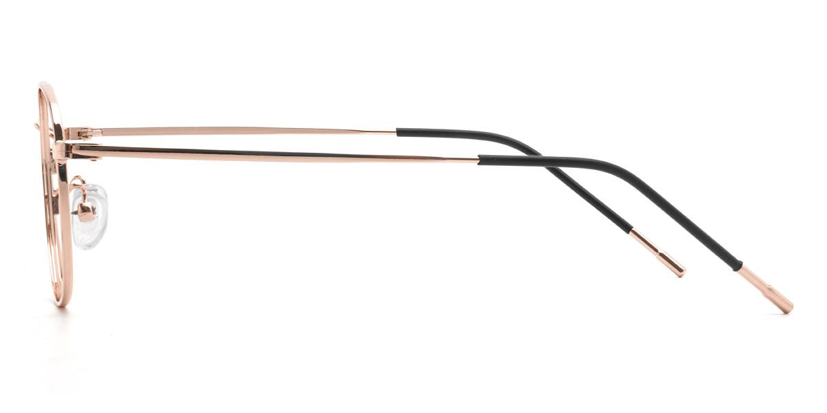 Rose Gold Zailey Glasses - Oval Glasses
