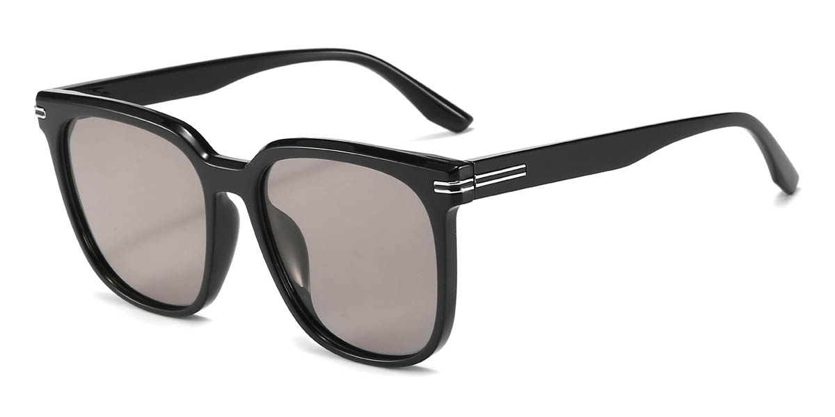 Black Brown Buckley Glasses - Square Sunglasses