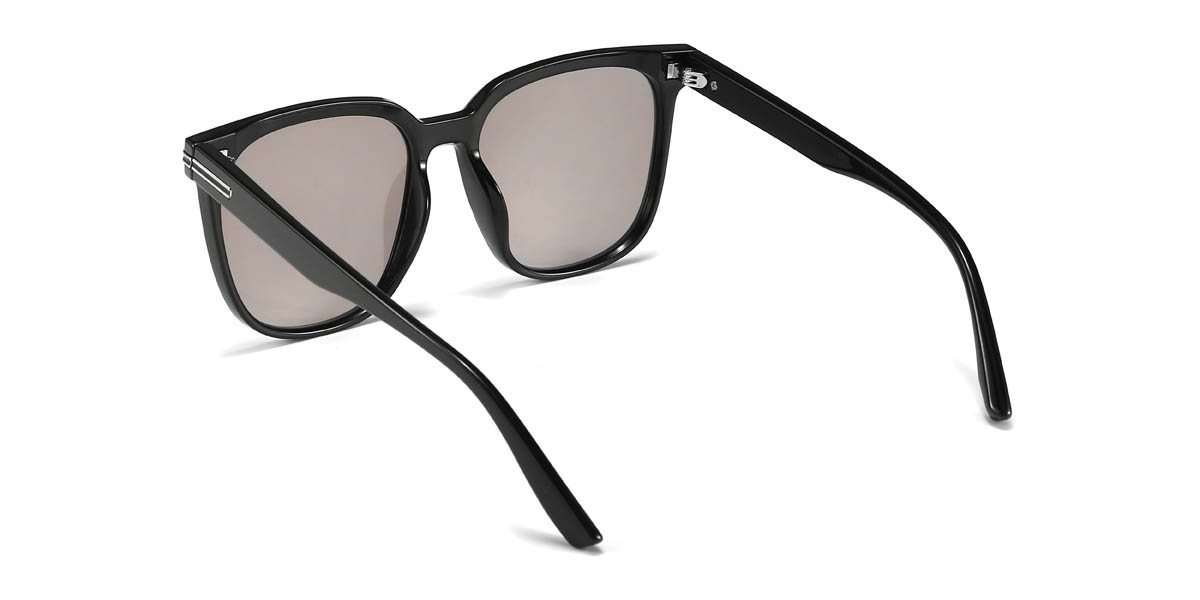 Black Brown Buckley Glasses - Square Sunglasses