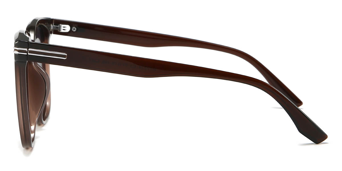 Braun Grau Buckley Brille - Square Sunglasses