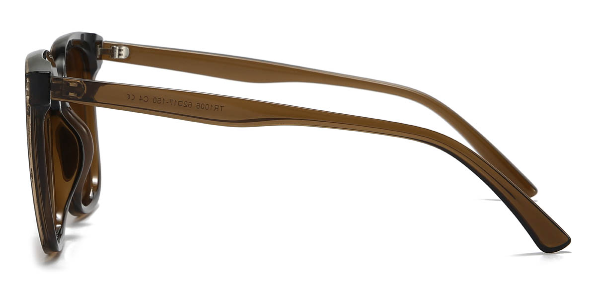 Brown Brown Lupita Glasses - Square Sunglasses