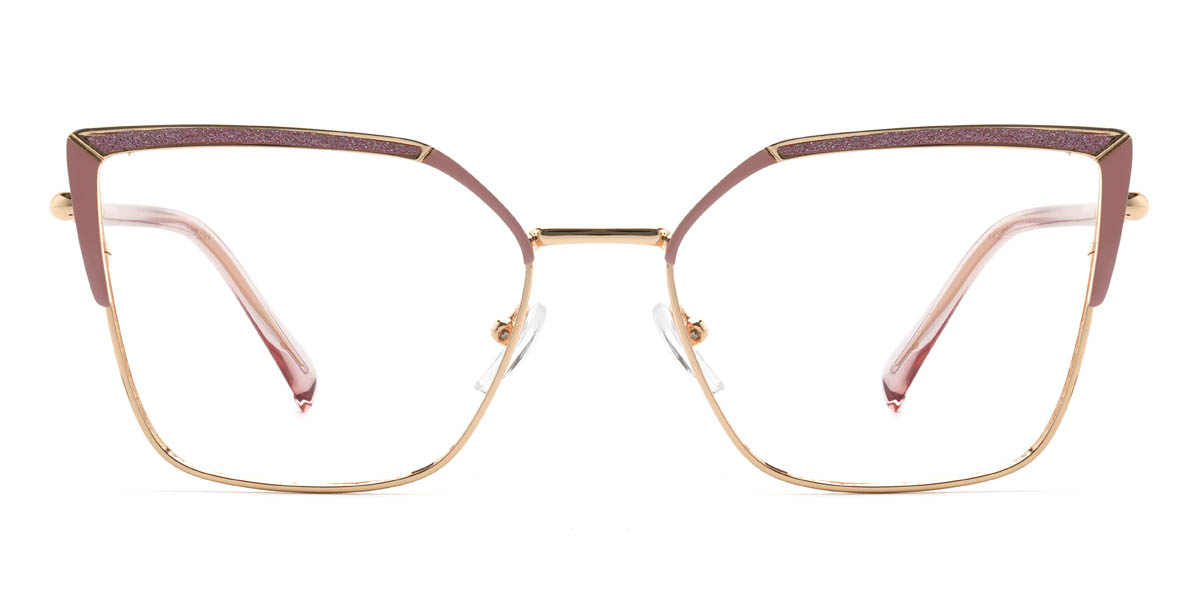 Arany rózsaszín Humaira Szemüveg - Cat Eye Glasses