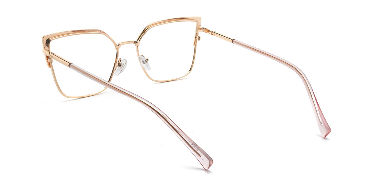Arany rózsaszín Humaira Szemüveg - Cat Eye Glasses