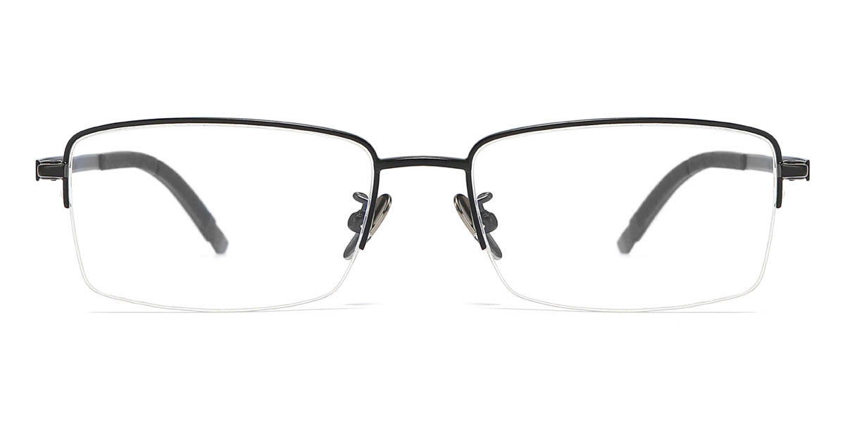 Black Evelin - Rectangle Glasses