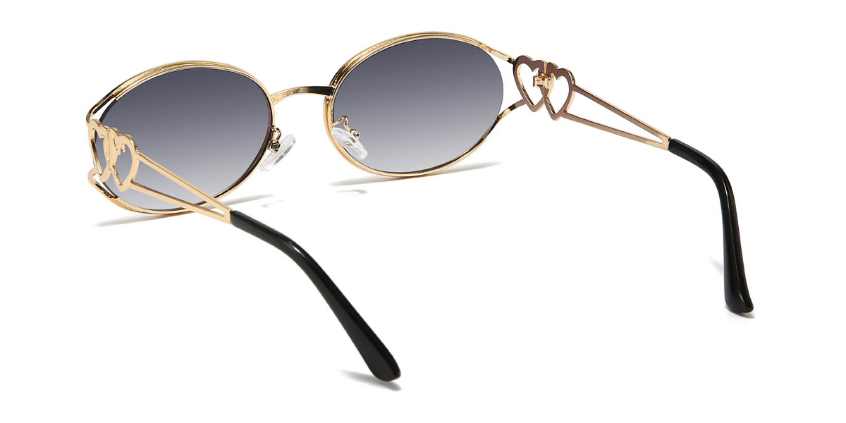 Gold Gradual Grau Varnika Brille - Oval Sunglasses