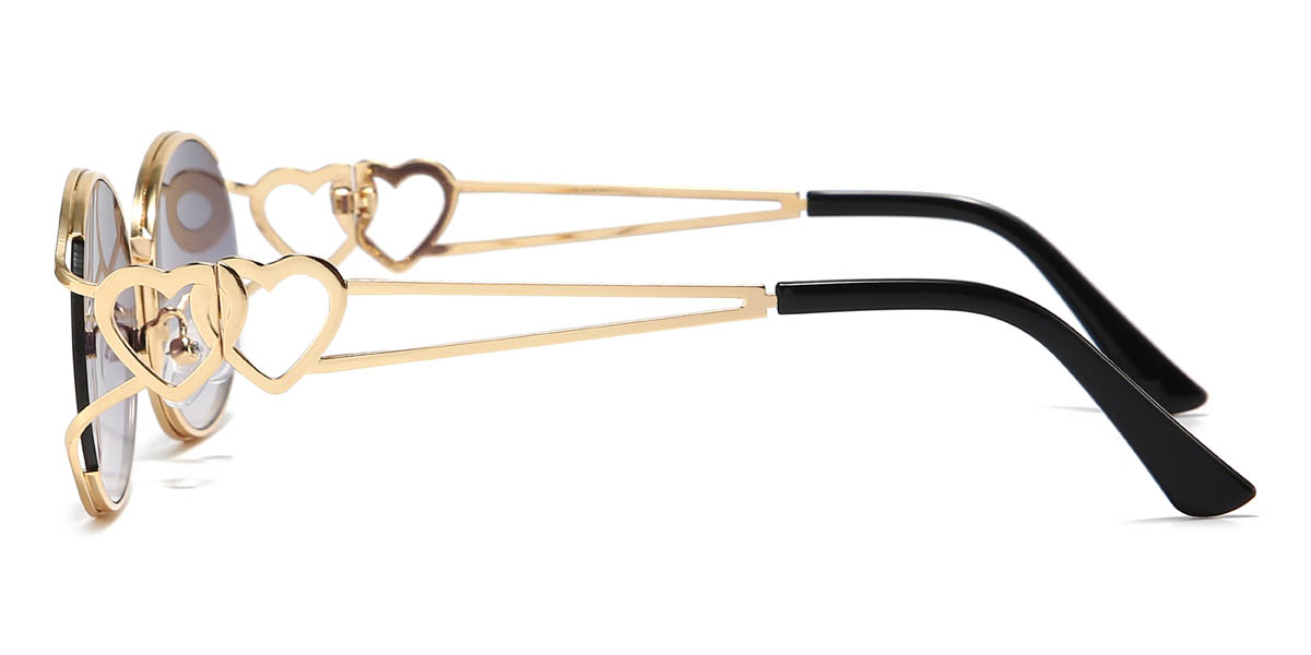 Gold Gradual Grau Varnika Brille - Oval Sunglasses