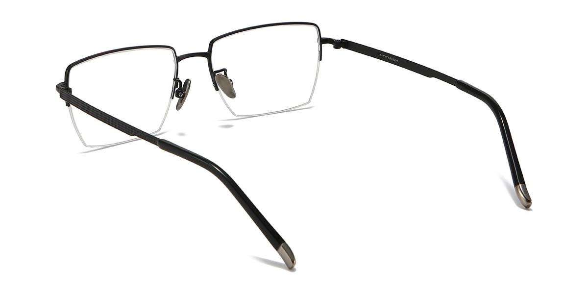 Black Christos Glasses - Rectangle Glasses