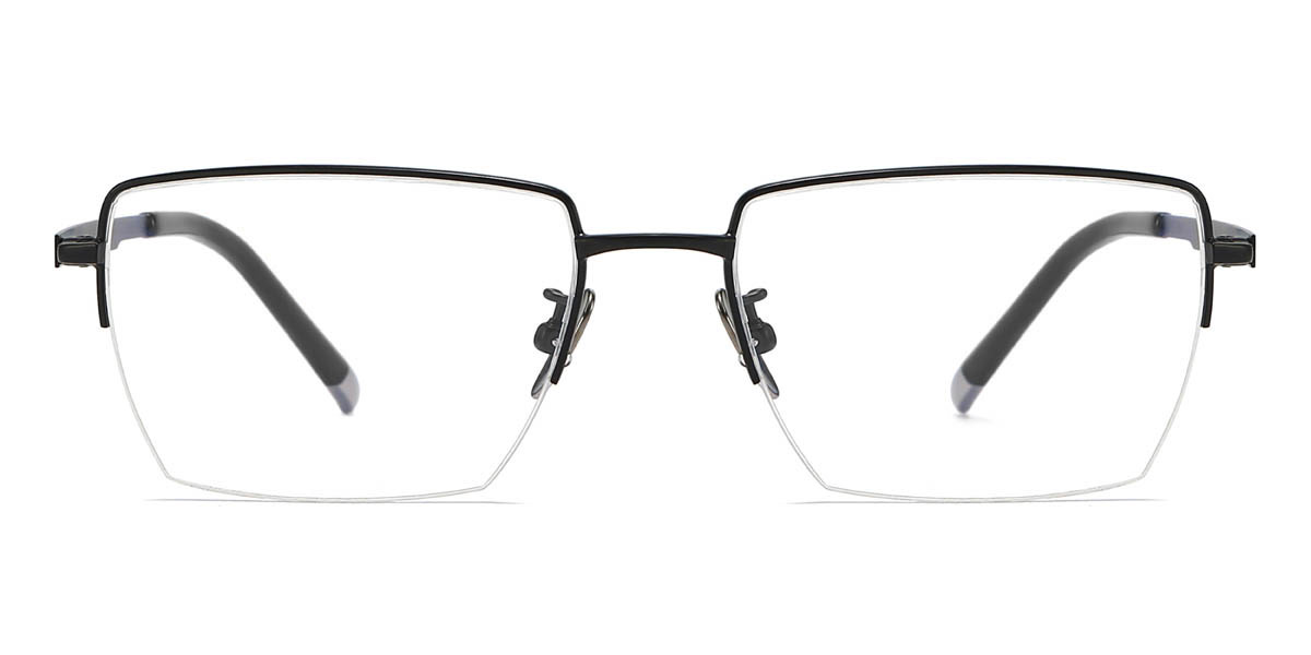 Black Christos Glasses - Rectangle Glasses