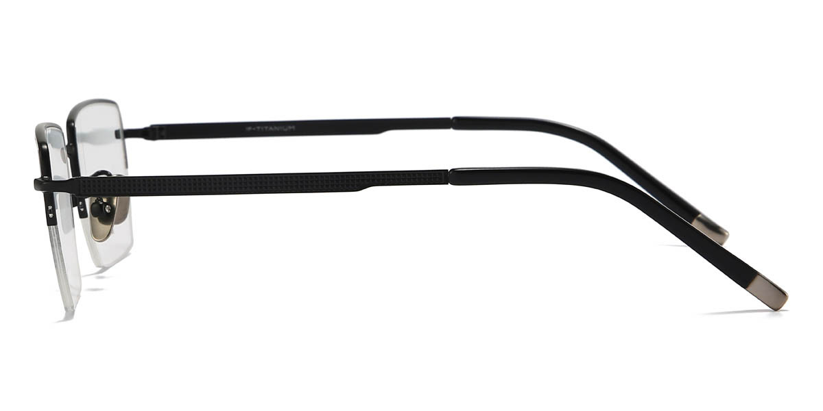 Black Christos Glasses - Rectangle Glasses