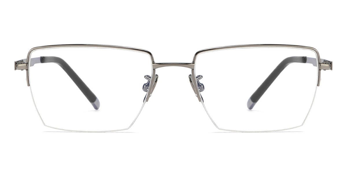 Silver Christos - Rectangle Glasses