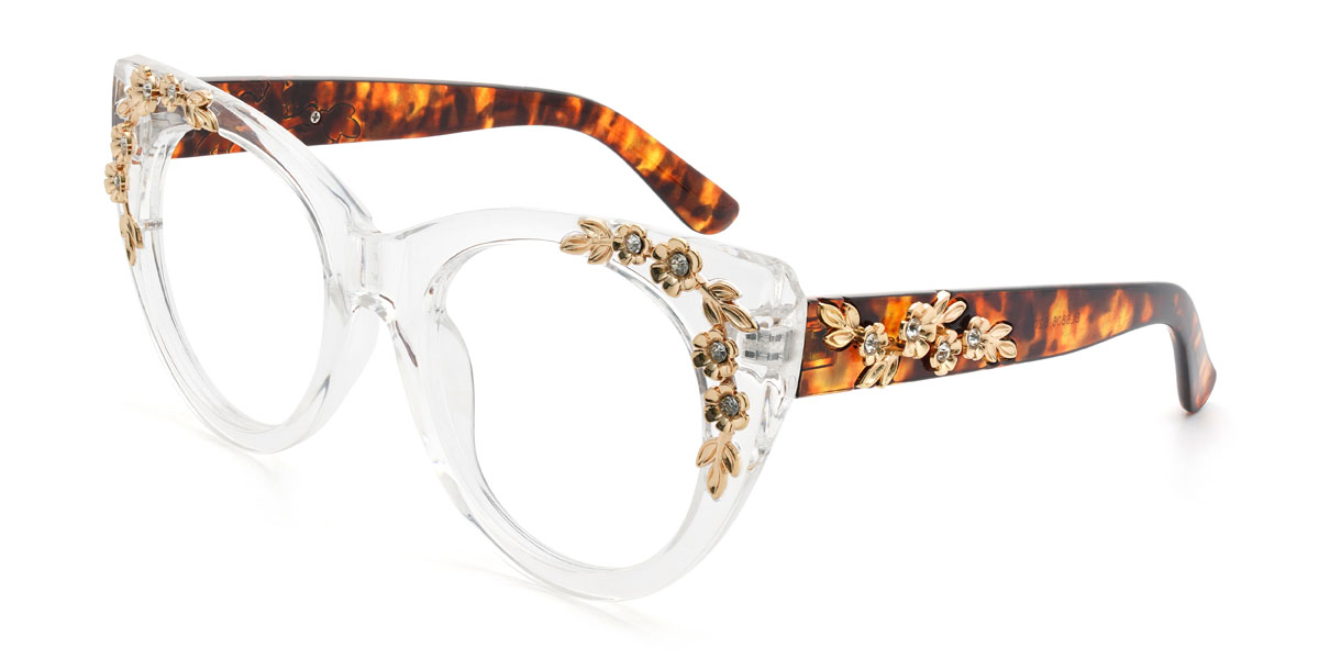 Clear Kalena Glasses - Cat Eye Glasses