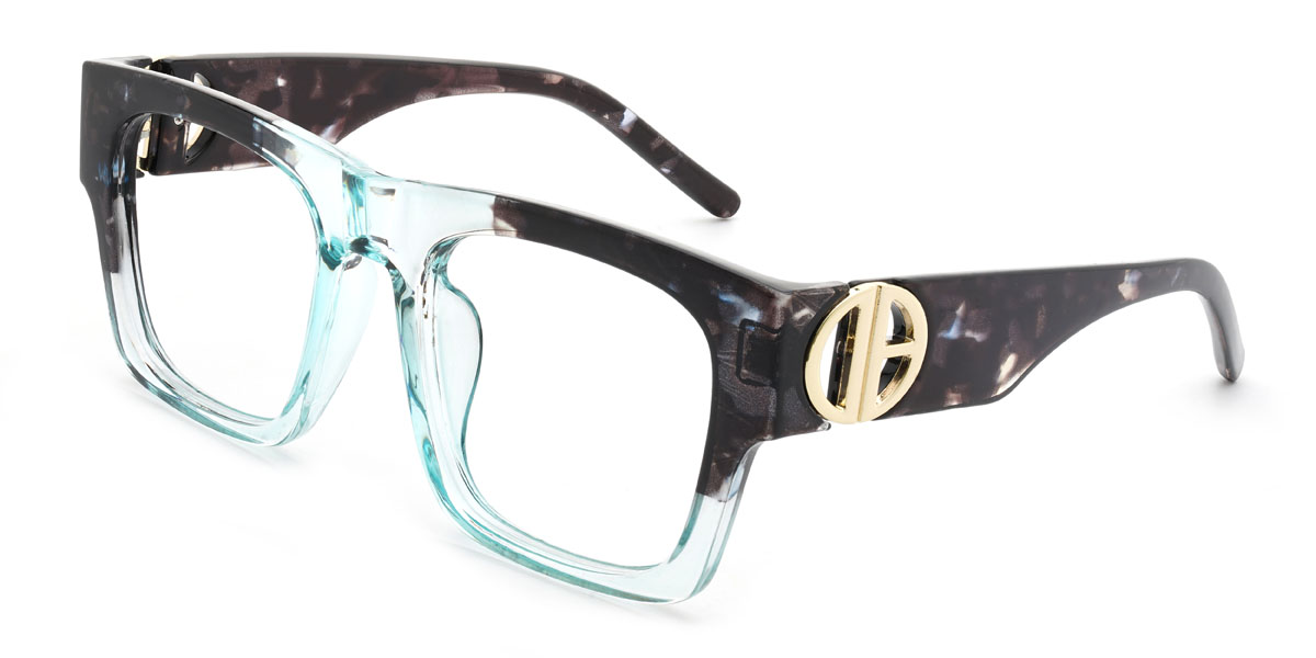 Blue Tortoiseshell Remmy Glasses - Square Glasses