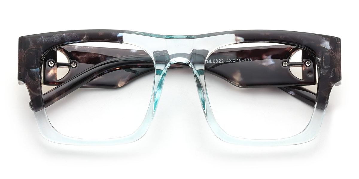 Blue Tortoiseshell Remmy Glasses - Square Glasses