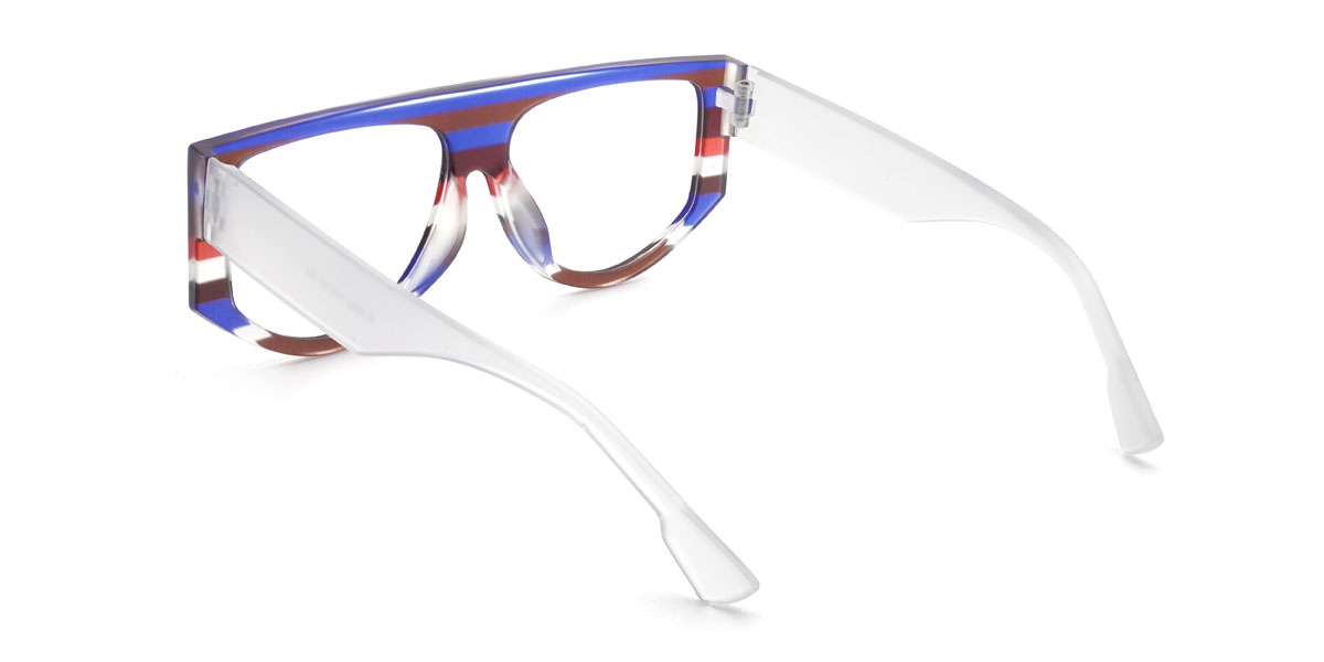 Kék barna piros fehér Ifeoluwa Szemüveg - Aviator Glasses