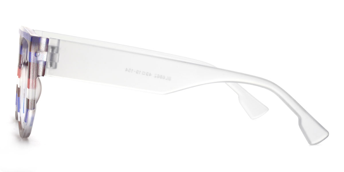 Kék barna piros fehér Ifeoluwa Szemüveg - Aviator Glasses