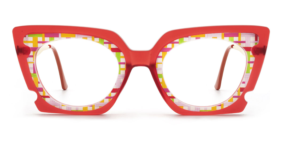 Red Harleen - Cat Eye Glasses
