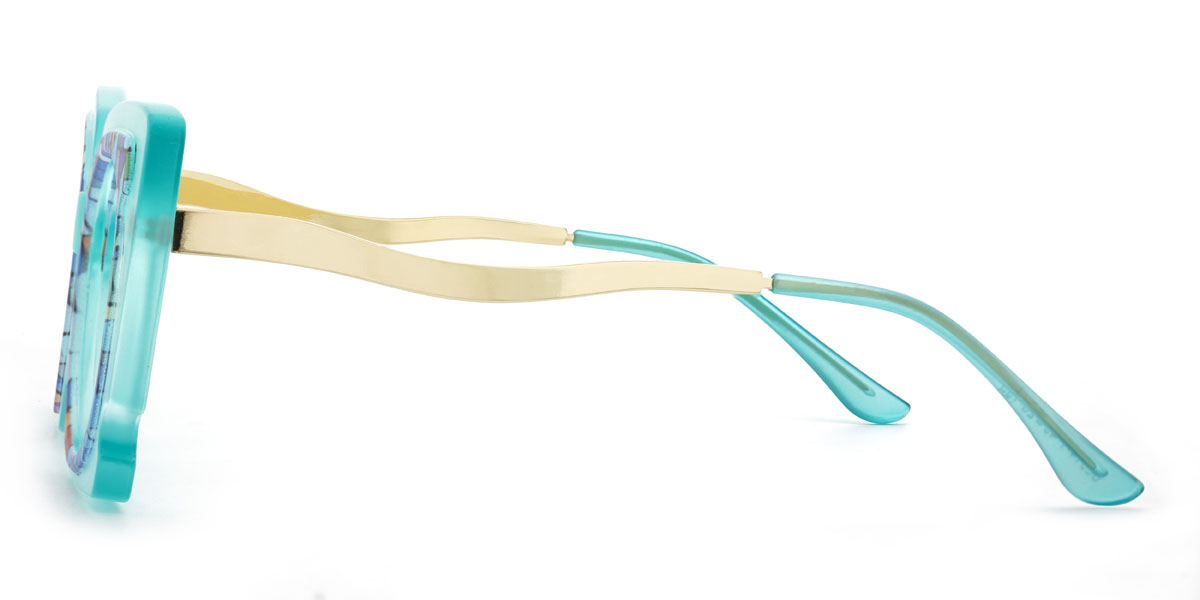 Blue Harleen Glasses - Cat Eye Glasses