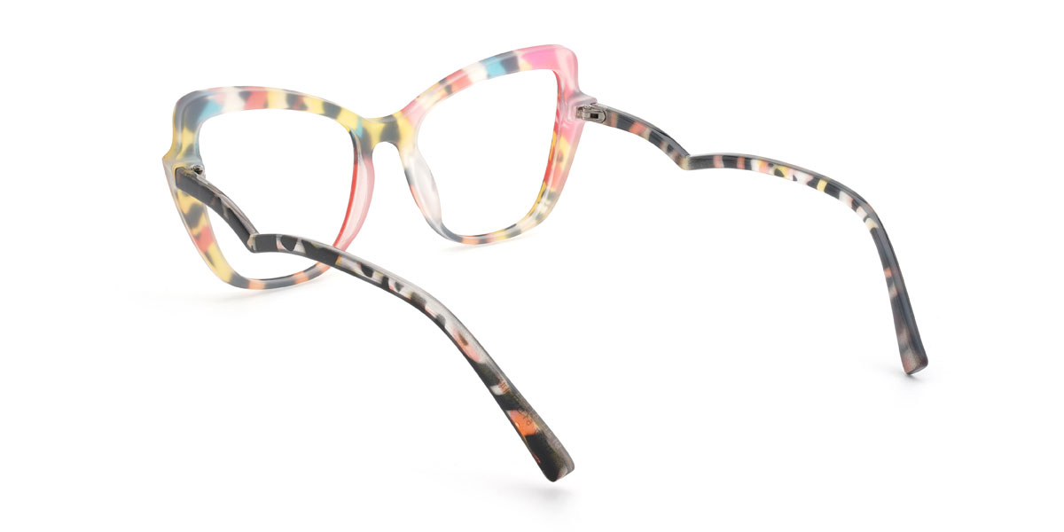Grafiti rosa Emeline Gafas - Cat Eye Glasses