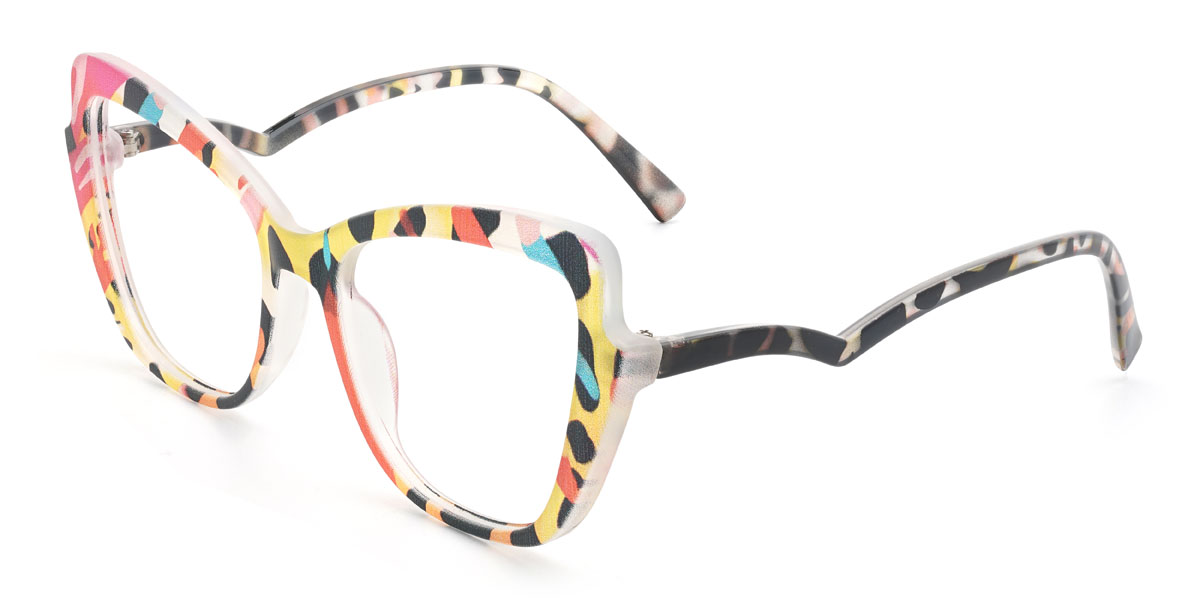 Grafiti rosa Emeline Gafas - Cat Eye Glasses