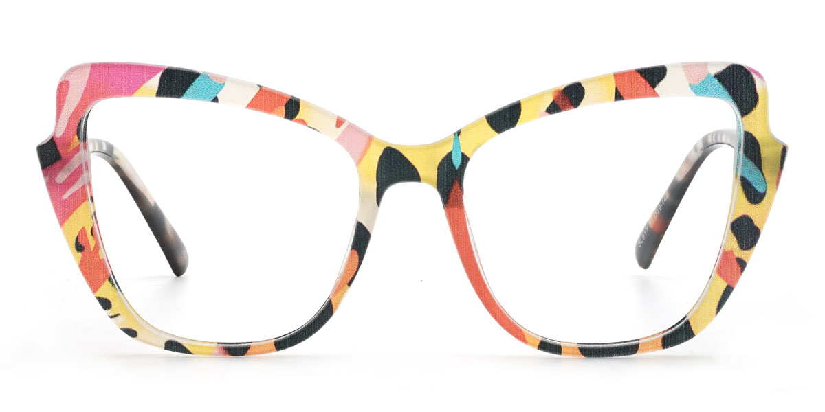 Grafiti rosa Emeline Gafas - Cat Eye Glasses