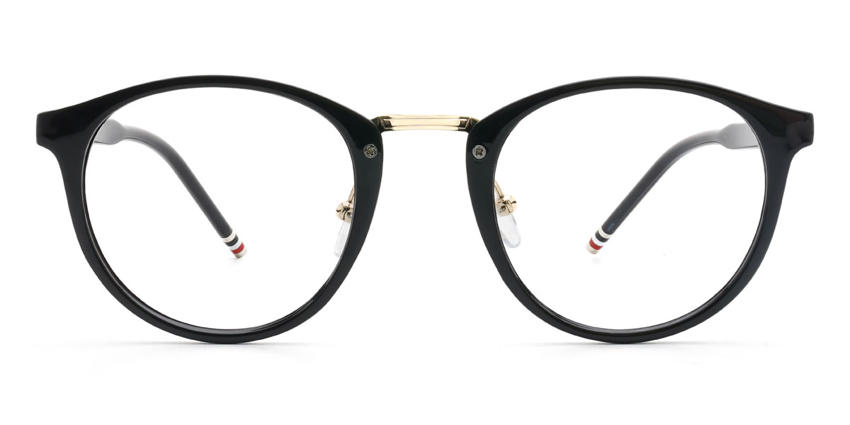 Black Anshika - Oval Glasses