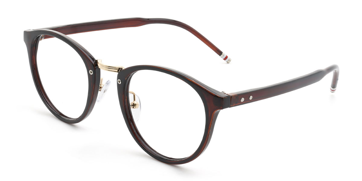 Braun Anshika Brille - Oval Glasses