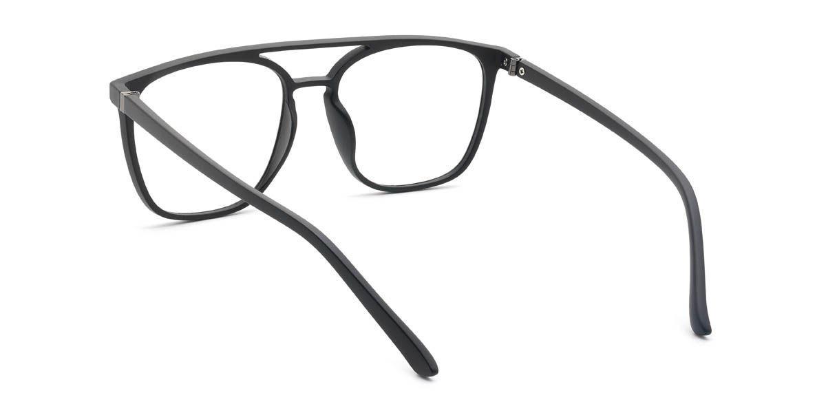 Matte Black Clarissa Glasses - Aviator Glasses