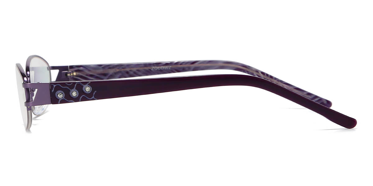Purple Arianny Glasses - Oval Glasses
