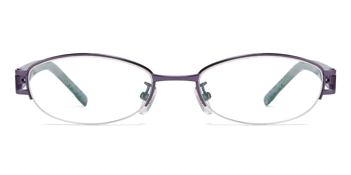 Purple Arianny - Oval Glasses