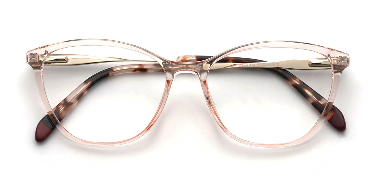 Light Pink Coralynn Glasses - Cat Eye Glasses