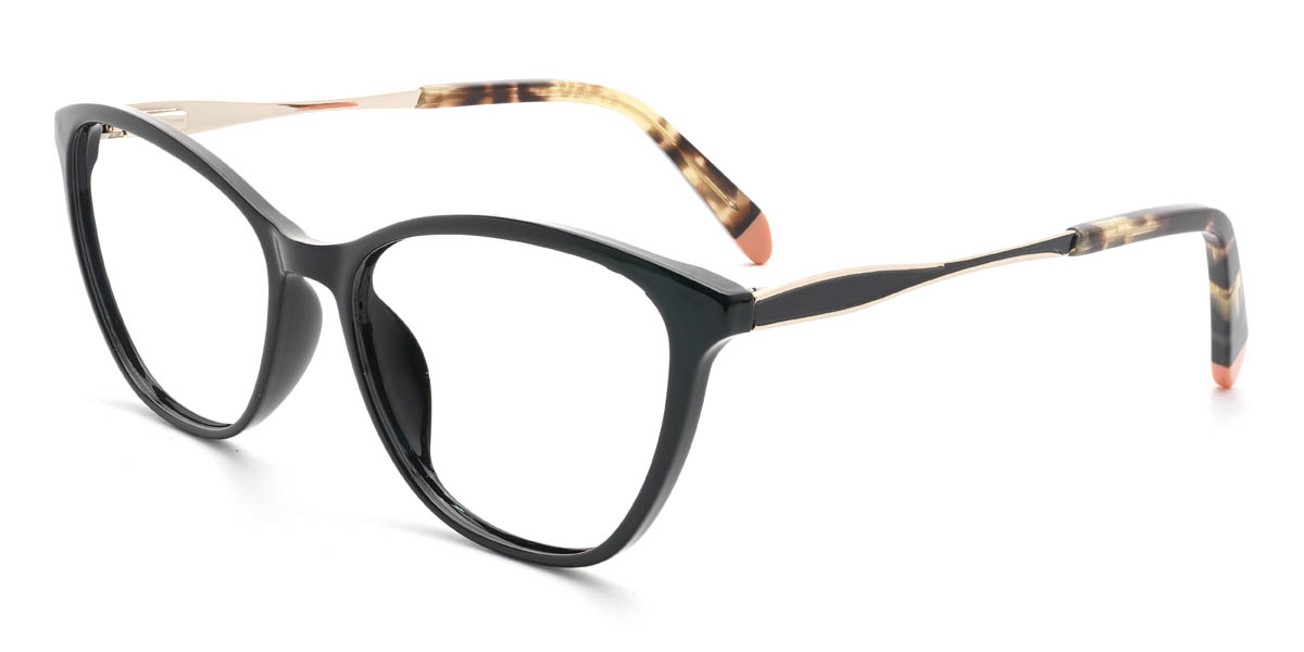 Black Coralynn Glasses - Cat Eye Glasses
