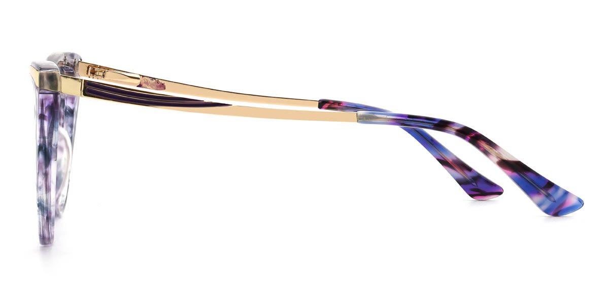 Purple Tortoiseshell Lesley Glasses - Cat Eye Glasses