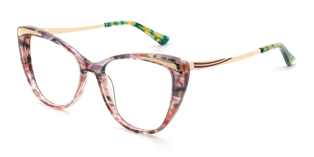 Red Tortoiseshell Lesley Glasses - Cat Eye Glasses