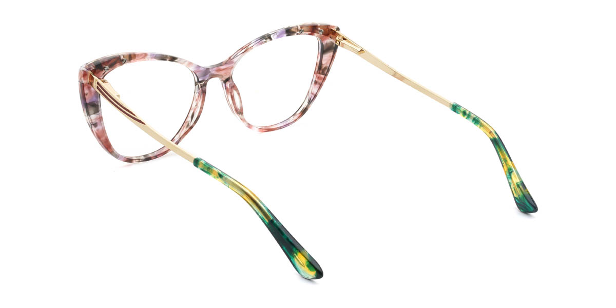 Red Tortoiseshell Lesley Glasses - Cat Eye Glasses