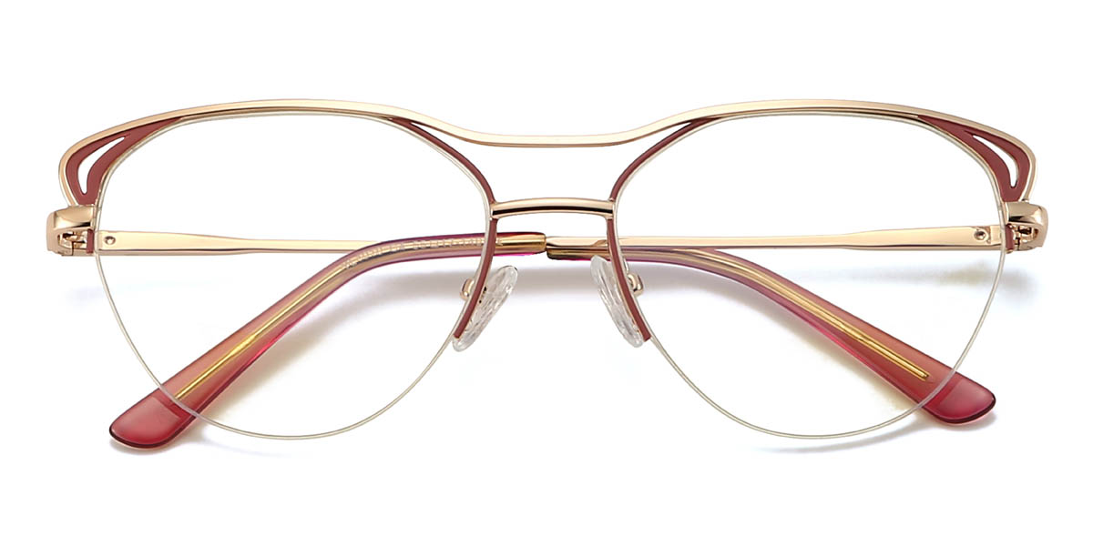 Or Rouge Nalaya Lunettes - Oval Glasses