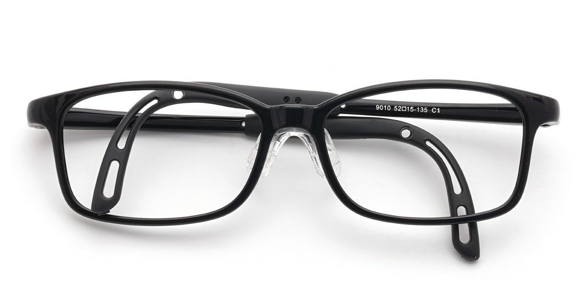 Black Haitham (Age 10-16) Glasses - Kids Glasses