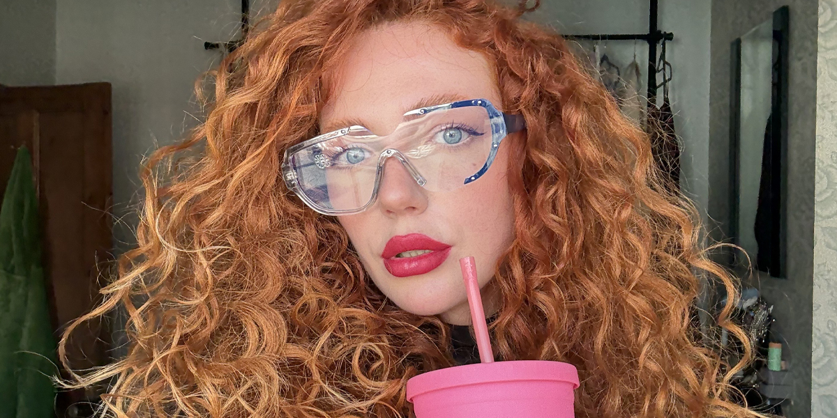 Grey Navy Clear Corie Glasses - Oval Sunglasses