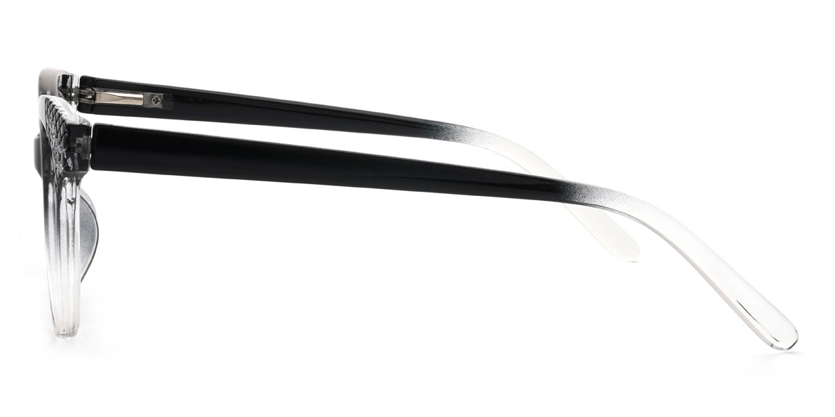 Black Clear Kosta Glasses - Oval Glasses