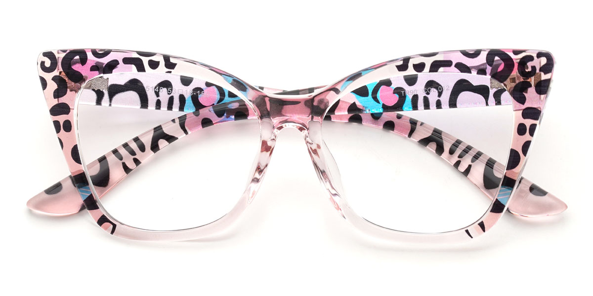 Rózsaszín teknőspáncél Esmee Szemüveg - Square Glasses
