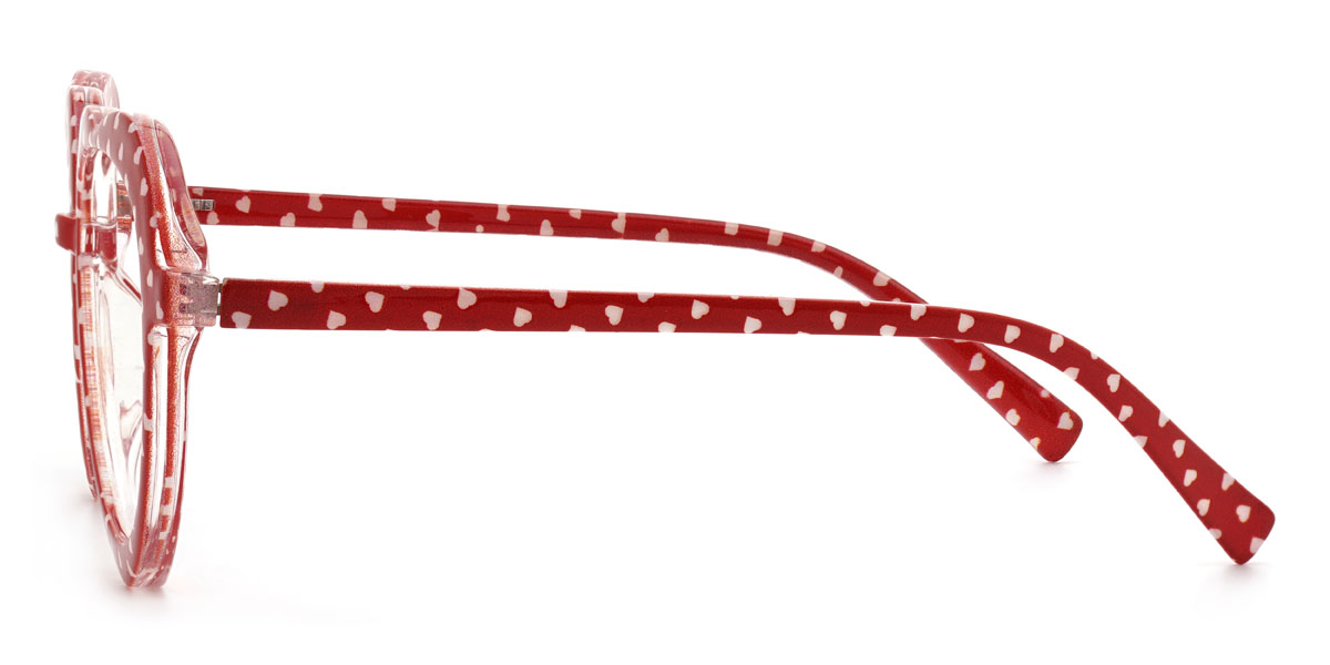 Red Heart Jaisley Glasses - Oval Glasses