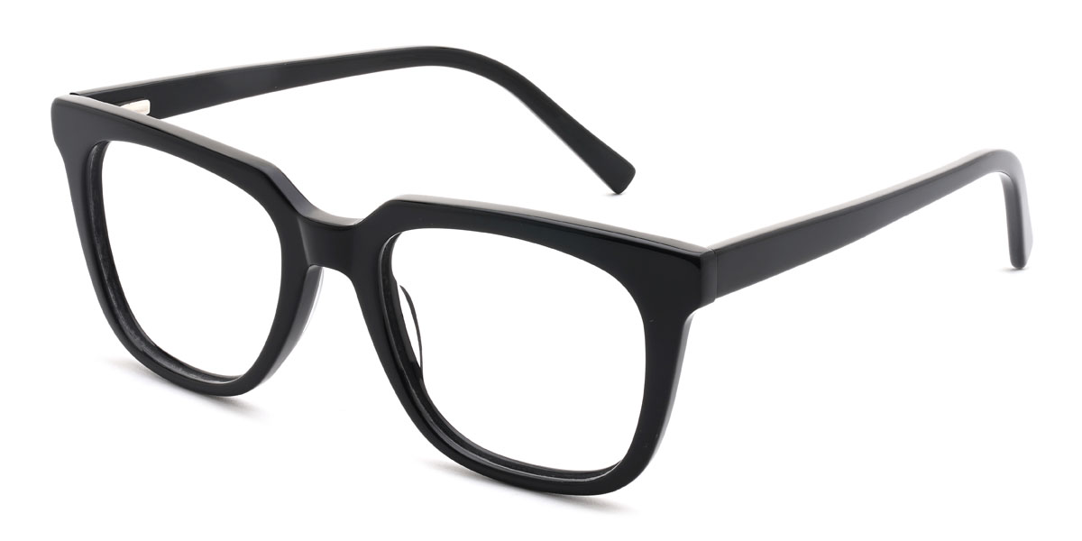 Fekete Muadh Szemüveg - Rectangle Glasses