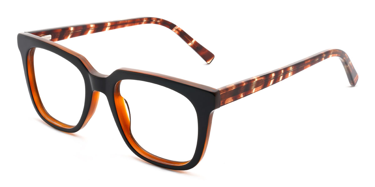 Brown Muadh Glasses - Rectangle Glasses