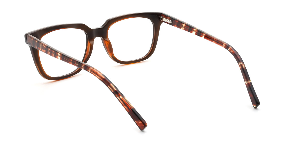 Brown Muadh Glasses - Rectangle Glasses