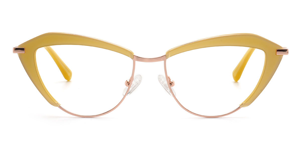 Yellow Vania - Cat Eye Glasses