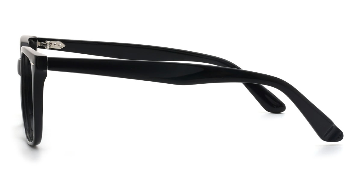 Black Gurbaaz Glasses - Rectangle Glasses