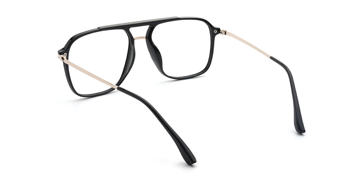 Black Jahleel Glasses - Aviator Glasses