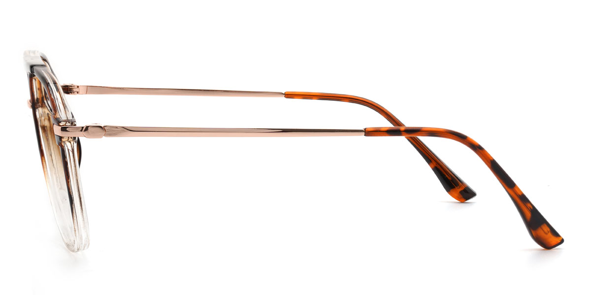 Clear Tortoiseshell Jahleel Glasses - Aviator Glasses
